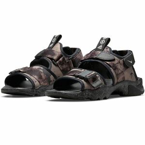 ☆NIKE WMNS CANYON SANDAL 茶×黒タイダイ/黒 24.0cm ナイキ ウィメンズ キャニオン サンダル TAIDAI DM6144-247