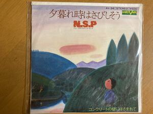 EP　N・Ｓ・Ｐ　夕暮れ時はさびしそう　稀少盤