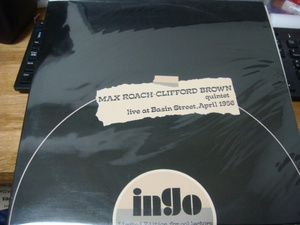  MAX ROACH CLIFFORD BROWN LIVE AT BASIN STREET INGO LP SONNY ROLLINS