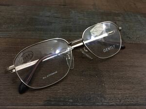 店頭展示品 新品 GENTLY 眼鏡フレーム サングラス ヴィンテージ トラディショナル アンティーク 眼鏡フレーム ゴールド 伊達眼鏡