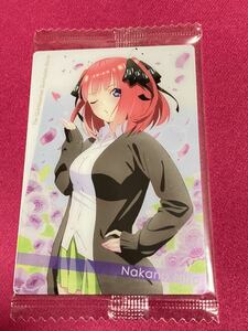 映画　五等分の花嫁 ウエハース　中野二乃　No.02キャラクターカード　送料63円〜