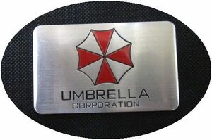 【新品・即決】アンブレラ UMBRELLA コープレーション アルミニウム ステッカー シルバー