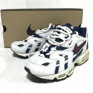 【97年製】 NIKE AIR MAX 97SS ナイキ エアマックス96Ⅱ 白 紺 23.5㎝ OG オリジナル 90s デッドストック 未使用 当時物 ヴィンテージ レア