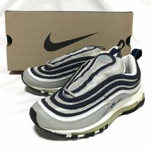 【97年製】NIKE W AIR MAX 97 ナイキ エアマックス97 / 23.5㎝ シルバー ネイビー OG オリジナル 90s デッドストック 未使用 当時物 レア_画像1