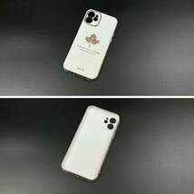 iPhone12 iPhone12Pro スマホケース シリコン　スマホカバー　メッキ加工　シリコンケース　ストラップ 韓国　キズ防止　液晶フィルム　白_画像6