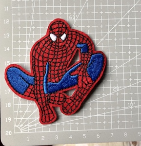 スパイダーマン 刺繍 ワッペン アップリケ 新品　アイロン接着