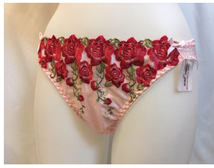 巨乳セクシーF85 モールドカップ ブラジャ-＆ショーツ上下 新品 ピンク薔薇 豪華刺繍_画像3