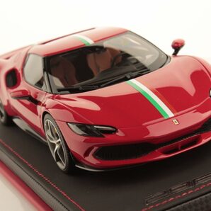 ★世界で1台!ケース封印シール未開封!シリアル『 01 / 01 』!MR 1/18 FERRARI 296 GTB 赤 830馬力 最新モデル イタリアライン 茶シート