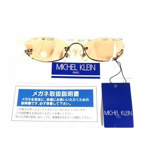 未使用品【ミッシェルクラン】本物 MICHEL KLEIN サングラス ロゴテンプル MK-1728 オレンジ色系 メンズ レディース 送料520円 9