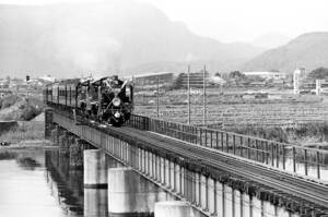 飾って楽しむ鉄道写真（去りゆく蒸気機関車：日豊本線 ） NO.63480029「C5691＋C5692」