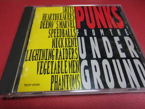 VA / PUNKS FROM THE UNDERGROUND ★Shits/Heroes/Deeno's Marvel/The Speedballs/Nick Kent/Vegetable Men/The Phantoms/ Subteranneans