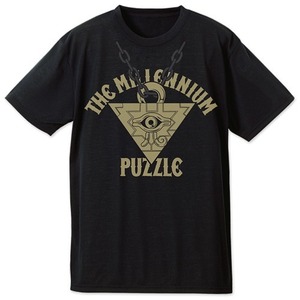  遊 戯 王デュエルモンスターズ 千年パズル ドライTシャツ/ブラック-L 