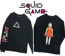 イカゲーム SQUID GAME × Bershka 長袖 Tシャツ Lサイズ 韓国ドラマ netflix ロンT_画像1
