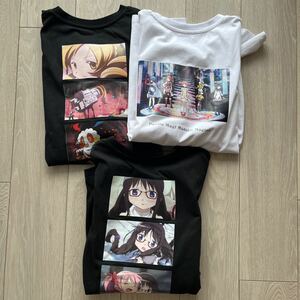 まどか☆マギカ　半袖Tシャツ　三枚セット　巴マミ　ほむら　集合　3L〜4L ラストセット　新品未使用　即決　送料無料　まどマギ