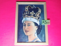 ★エリザベス女王（Elizabeth）即位した若い頃　A５サイズフォトフレーム入り＋A４＋A５＋２L：２枚＋（210×210）＋◎_画像2
