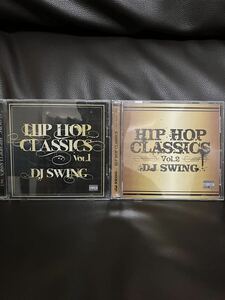 MIXCD DJ SWING HIP HOP CLASSICS 2枚セット★KOMORI KAORI MURO KIYO KOCO KAORI DADDYKAY DDT TROPICANA KENTA