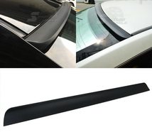 素地 艶消黒 BRS リアルーフスポイラー 日産 GTR GT-R クーペ ( 2007-2011 ) 汎用 PVC PUF ウイング スポイラー_画像2