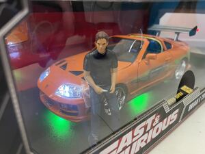 JADA 1/18 Brian Supra 1995 lights The Fast and The Furious FF