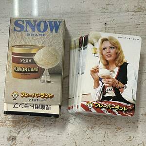 1758　非売品　フレーバーランド　雪印アイスクリーム　トランプ　レトロトランプ　昭和レトロ　当時物