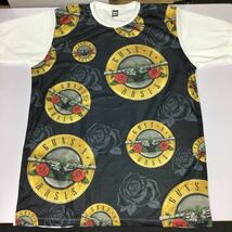 バンドデザインメッシュTシャツ　XXLサイズ　ガンズアンドローゼズ GUNS N’ ROSES GN’R ② DBR4D_画像1