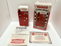 【レア♪ ジャンク品】Coca-Cola コカコーラ 自動販売機 コインバンク ビンテージ_画像1
