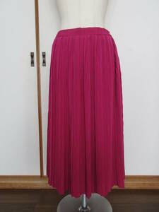 ★伊太利屋　日本製　スカート　紫★サイズ　１１Ｂ２★着丈　約　７４㎝、ウエスト　約７０㎝★