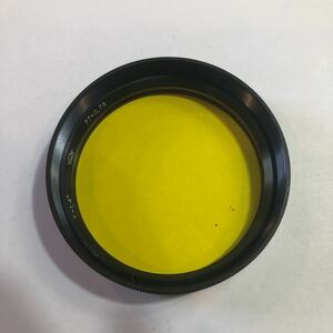 フィルター　77X0.75MM ネジ込み式　Y-1.4x イエロー　美品　ロシア製