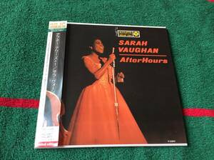 サラ・ヴォーン/アフター・アワーズ+1 中古CD 紙ジャケ Sara Vaughan マンデル・ロウ