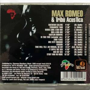 Max Romeo & Tribu Acustica（マックス・ロメオ & トリブ・アクスティカ）CD「In This Time（イン・ディス・タイム）」伊盤 CD001の画像2