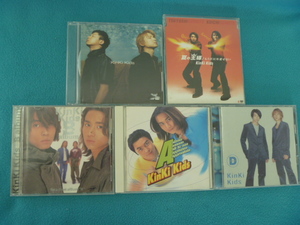 *CD KinKi Kids Johnny's одиночный, альбом 5 шт. комплект царапина иметь б/у 