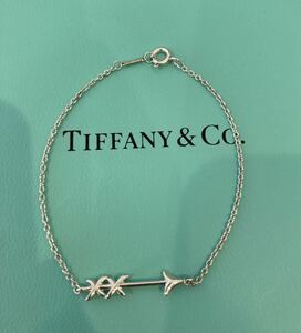 新品 正規品 ティファニー tiffany&co ブレスレット 　 シルバー アロー 弓矢 ケース 巾着 紙袋 リボン プレゼント レア ギフト