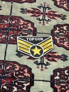 米軍 実物 放出品 TOP GUN 当時もの ワッペン USAF US NAVY アメリカ ヴィンテージ フライト ジャケット