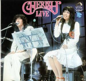 即買　ＬＰ盤２枚組　チェリッシュ・ライブ　CHERISH LIVE