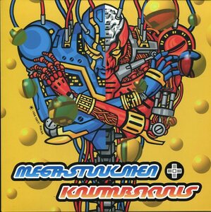 即買　７インチアナログ盤　MEGA STRIKE MEN（日本）／KNUMB SKULLS（アメリカ）　スプリット盤