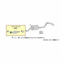 ミニキャブ HBD-DS64V　車検対応　触媒付エキゾーストパイプ ■ 純正同等 ＨＳＴ　096-877C_画像2