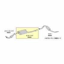 HST製 センターパイプ 015-58CP セレナ NC25 CNC25 NC26 FNC26 FNPC26 純正同等 車検対応品_画像2