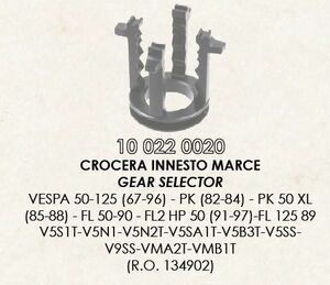 RMS 10022 0020 社外 変速セレクター ベスパ 50/100/ET3 4速 77年以降