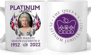 新品 エリザベス女王 プラチナムジュビリー記念マグカップ