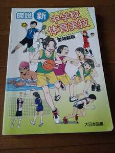 即決　中古　大日本図書　図説　新　中学校体育実技（中学） 教科書