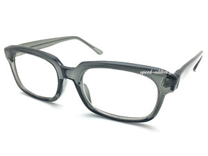 CLASSIC OLD SQUARE SUNGLASS CLEAR GRAY × CLEAR/クラシックオールドスクエアサングラスグレークリアレンズセルフレームめがねトラッド