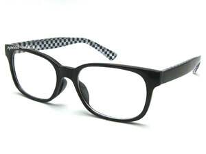 CHECKER WELLINGTON SUNGLASS/チェッカーウェリントンサングラス市松模様チェッカーフラッグテンプルシェイプスクエア四角伊達眼鏡めがね