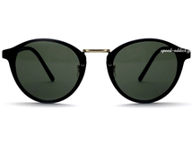 BOSTON SUNGLASS for JAPANESE SUNGLASS BLACK・GOLD × GREEN/ボストンサングラス男女兼用定番フレーム定番レトロクラシック紫外線カット_画像6