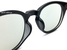 OLD BOSTON SUNGLASS クロエキス × LIGHT SMOKE/オールドボストンサングラス黒縁ブラックフレームスモークボスリントンだてめがね眼鏡定番_画像7