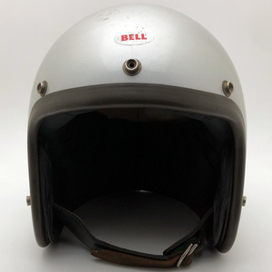 送料無料 60's BELL MAGNUM SILVER 58cm/銀ベルスーパーマグナムシルバービンテージヘルメットsuper500txr-ttoptexmchalマックホール60s70s