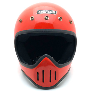 送料無料 SIMPSON M50 ORANGE 60cm/シンプソンオレンジビンテージヘルメットオフロードフルフェイスモトクロストラッカーmadmaxm30m5270s