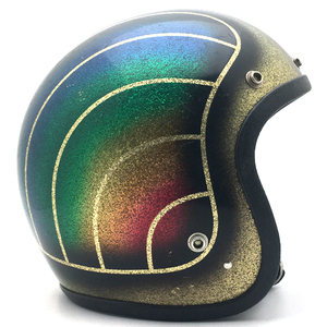 送料無料 SAFETECH RAINBOW GOLD 58cm/セーフテック金ゴールドビンテージヘルメットハーレーチョッパーショベルヘッドスポーツスター70s