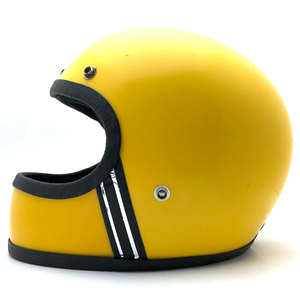 送料無料 GRANT YELLOW 57cm/フルフェイス黄色イエロービンテージヘルメットオンロードvmxヘルメットハーレートライアンフbsanorton旧車70s