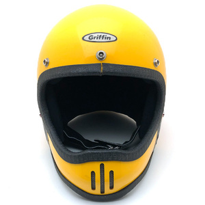 送料無料 GRIFFIN A.T.V. YELLOW 59cm/グリフィン黄色イエロービンテージヘルメットオフロードバイクモトクロスvmxmadmaxトラッカーbmx70s