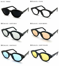 強化 BOSTON SUNGLASS 艶消しBLACK × LIGHT YELLOW/ボストンサングラスマットブラック黒縁ライトイエロー個性的夏フェスツーリング山歩き_画像2