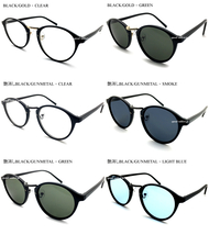 BOSTON SUNGLASS for JAPANESE SUNGLASS 艶消しBLACK・GUNMETAL × SMOKE/ボストンサングラスクラシック定番フレームシェイプ男女兼用_画像3